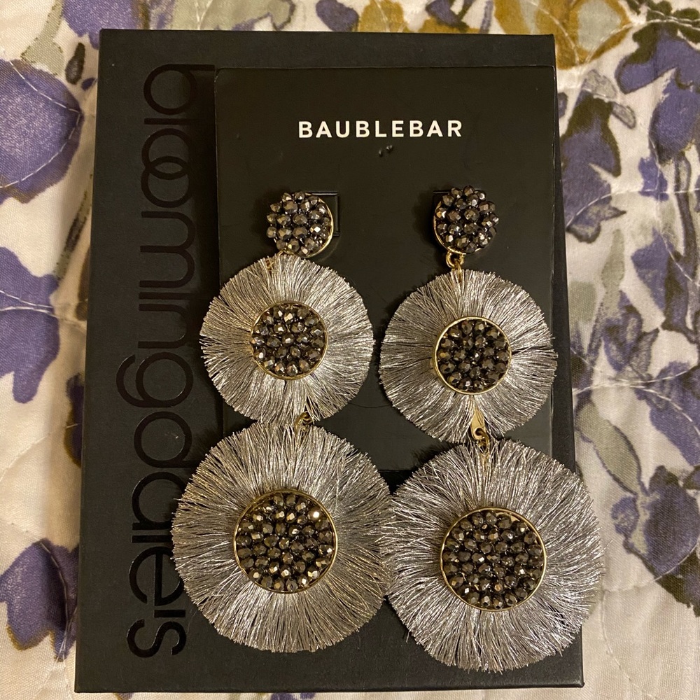 BaubleBar Mariette Fringe Drop Earrings